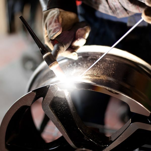 Cracked Aluminum Alloy Wheel Rim TIG Welding Repair Apex Raleigh NC